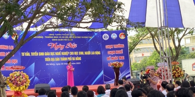 Ngày hội tuyển sinh Tp. Đà Nẵng: Hàng ngàn học sinh tham gia trải nghiệm tại không gian trưng bày Trường Trung Cấp Ý Việt 