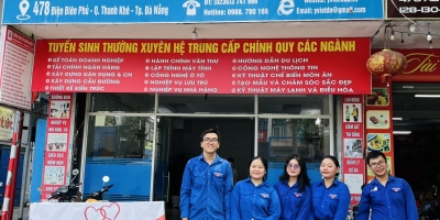 Công trình thanh niên: trao gửi yêu thương cùng Trường Trung Cấp Ý Việt