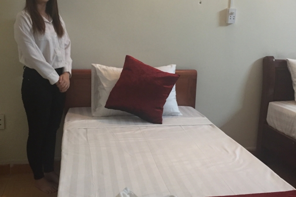 Một buổi học buồng phòng, ngành nghiệp vụ lưu trú tại Ý Việt có gì?