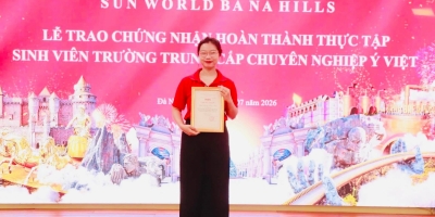 K24 Ý Việt đạt thành tích Giỏi và Xuất sắc trong kỳ thực tập tại Bà Nà Hills
